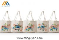 TÚI VẢI CANVAS IN THÊU LOGO MNTV03